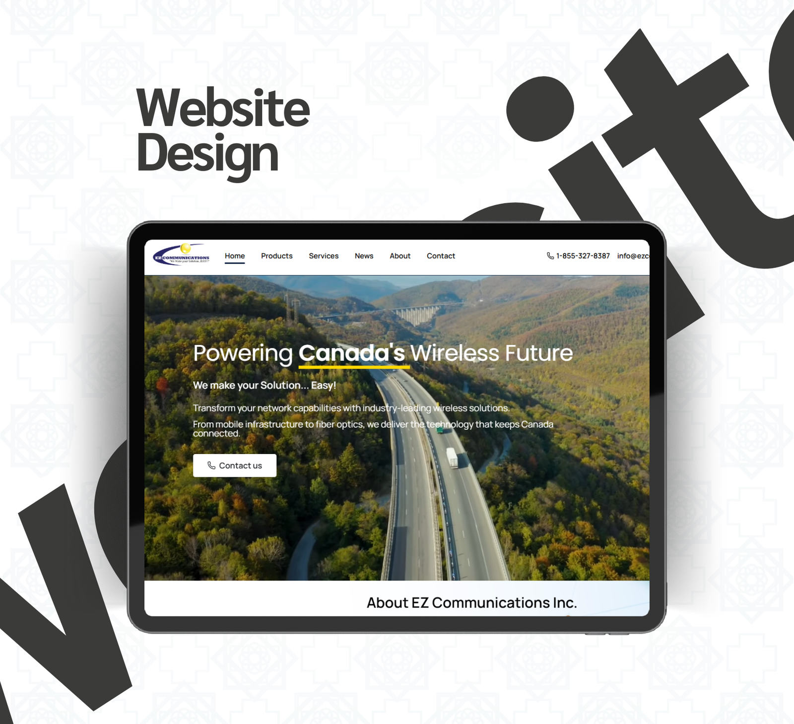 EZ Comm- Website Design